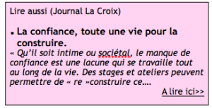 La Croix - Article Confiance- Laure de Balincourt - Parcours du Loup Blanc